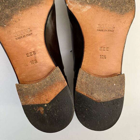 Bally Gino Vintage Made in Italy Size 10.5 3E Mens‎ Shoes, Bally Gino Mens 280 - Picture 10 of 11